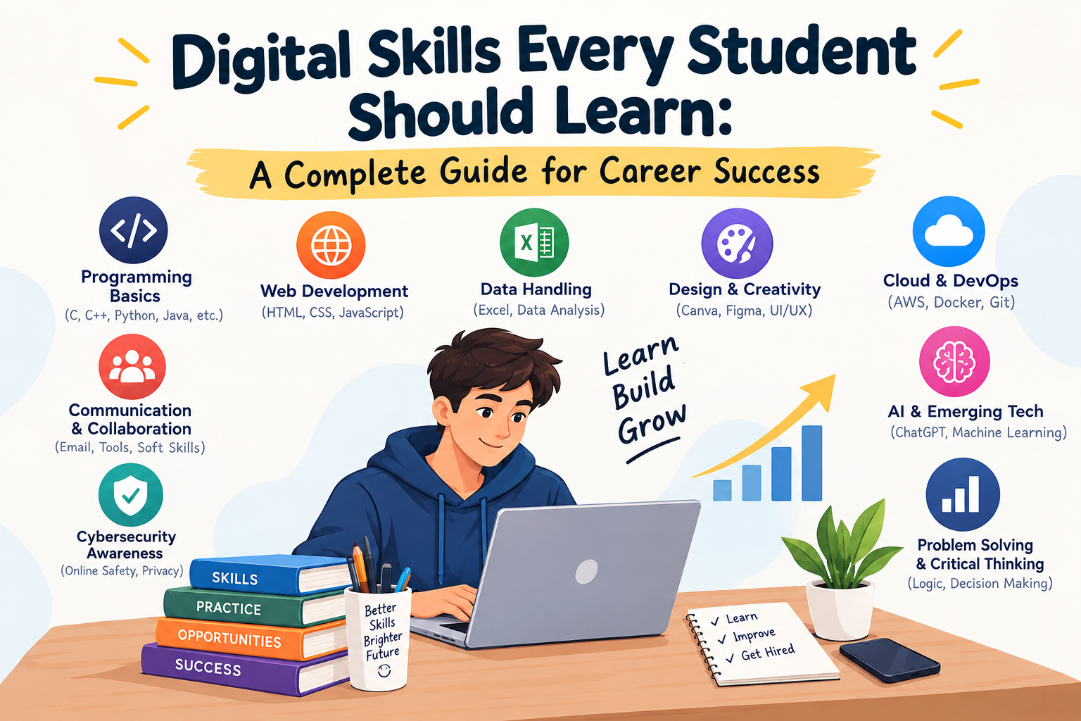 Digital Skills Every Student Should Learn: A Complete Guide for Career Success